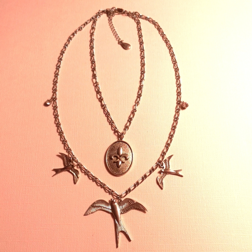 Handmade one of a kind layered necklace